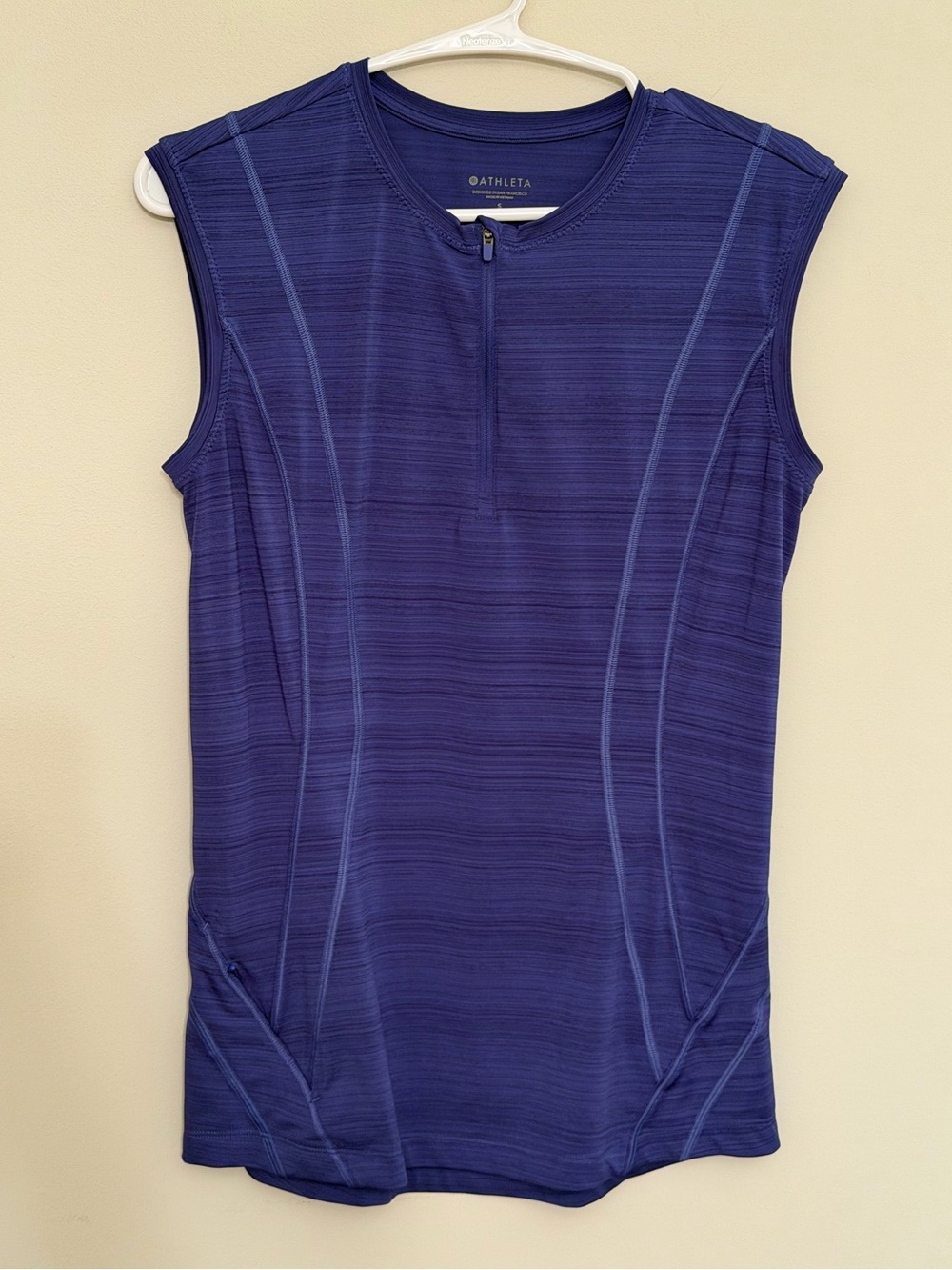Athleta 1/4 Quarter Zip Tank size Small